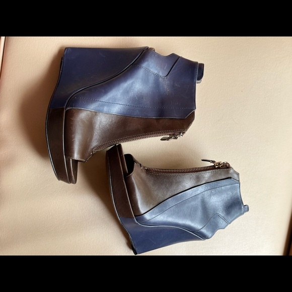 Ten Crosby Derek Lamb Wedge Open Toe Boots-  AS IS - Picture 12 of 12